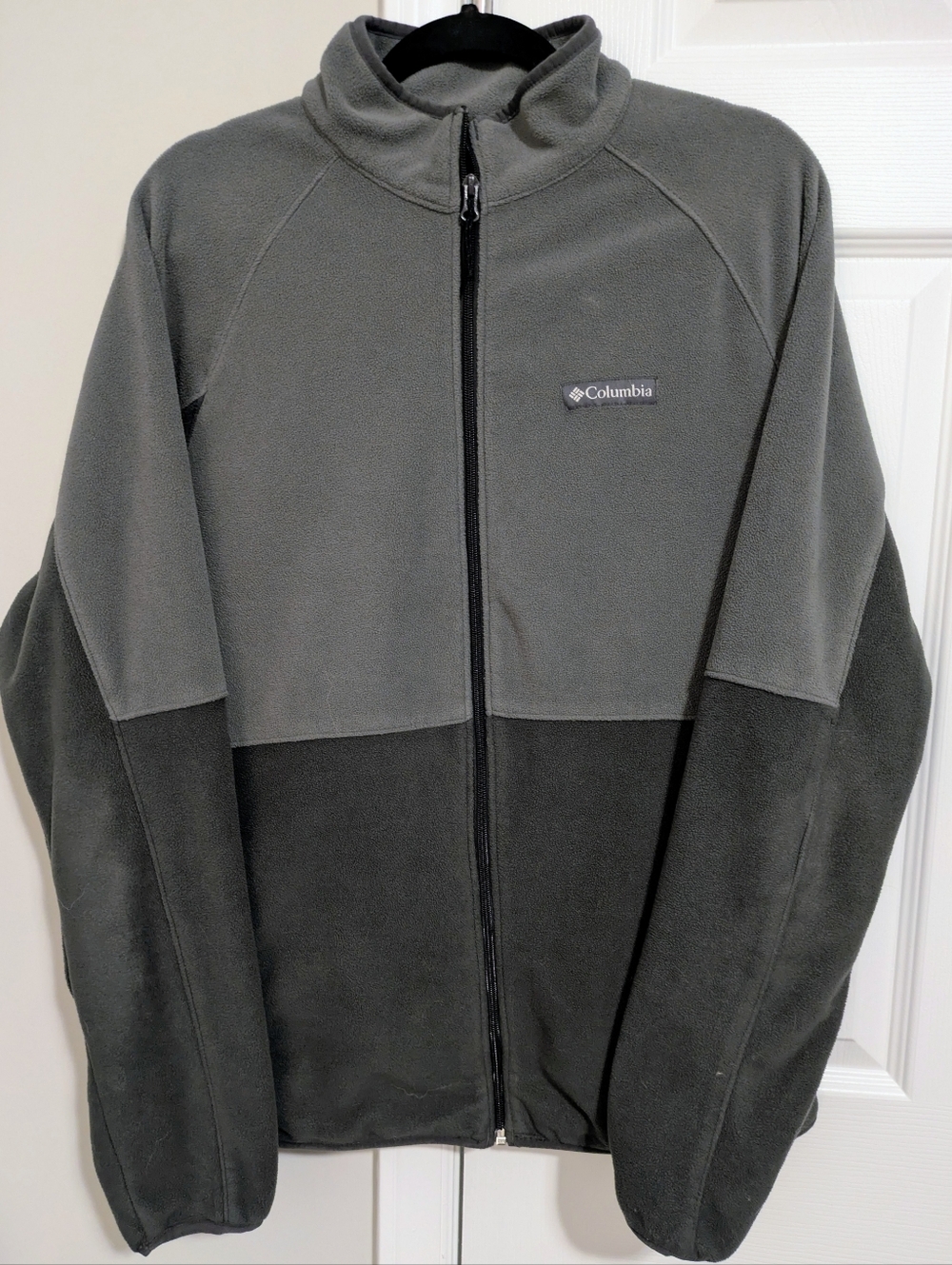 Columbia Two-Tone Gray Full-Zip Fleece Jacket